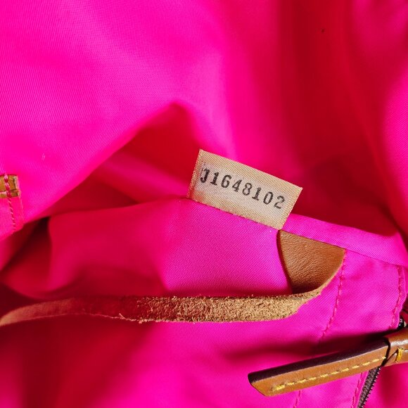 Dooney and Bourke Mustard Yellow Nylon Tote Satchel - Picture 12 of 12